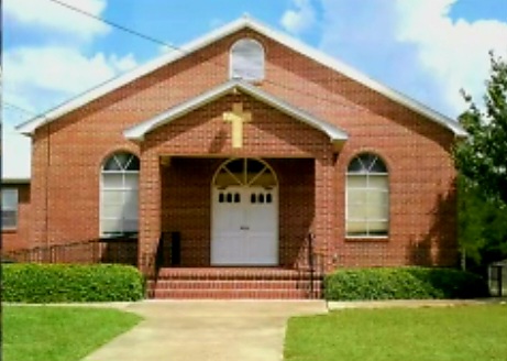 New Pleasant Grove Baptist Church building constructed in 1955
